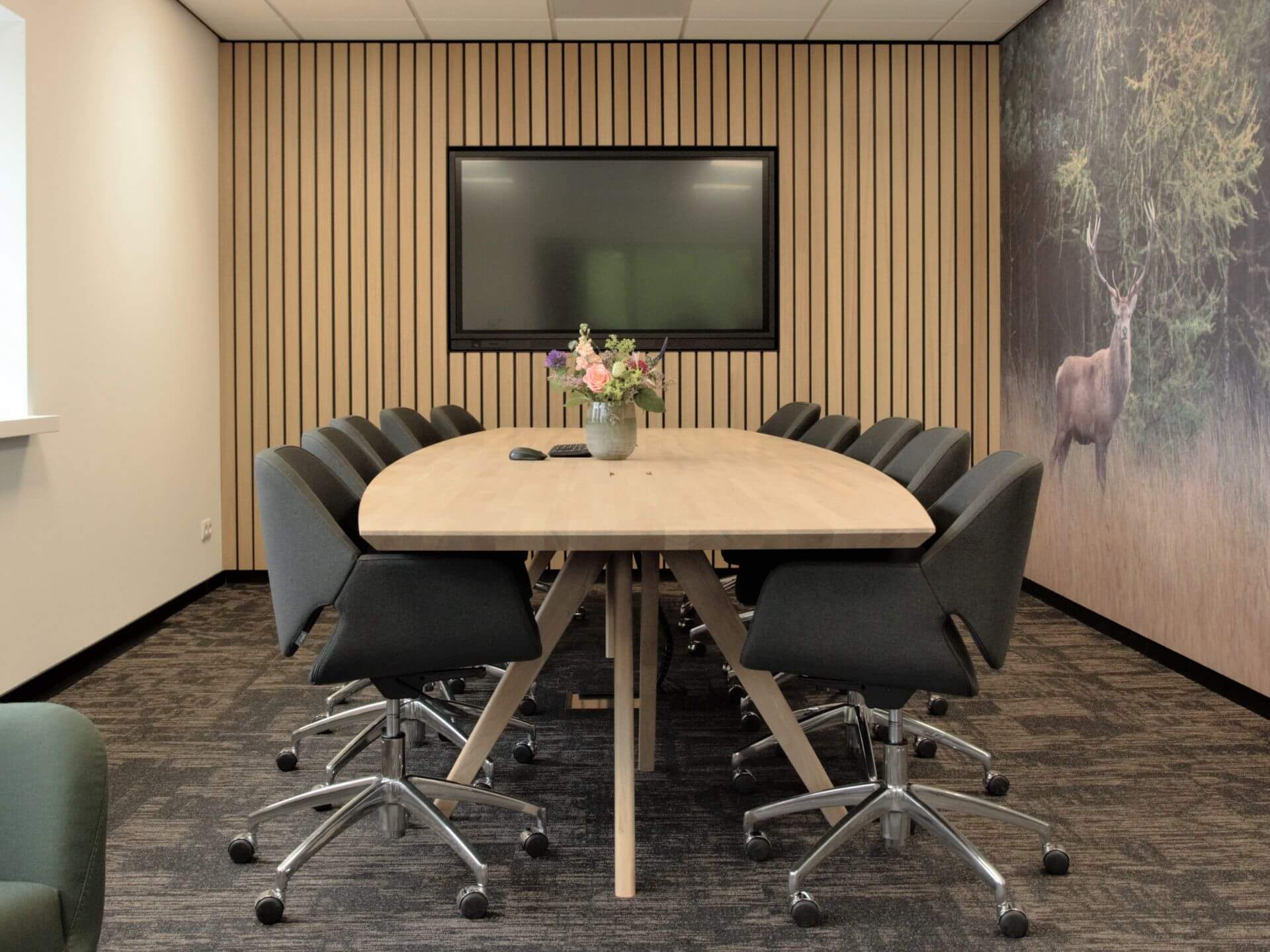 Wiggers Wandbekleding vergaderruimte Wiggers Wandbekleding vergaderruimte